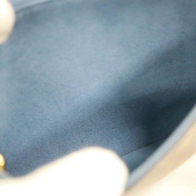 Louis Vuitton Calf Nnu BB Shoulder Bag Monogram Brown Blue