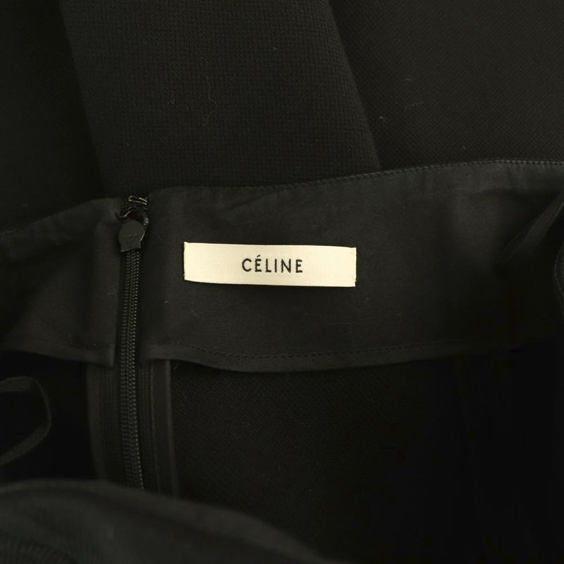 Celine Phoebe Philo Era Wool Long Skirt 34 Black SS