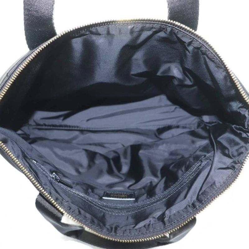 Versace Medusa Nylon 2-Way Shoulder Bag Black