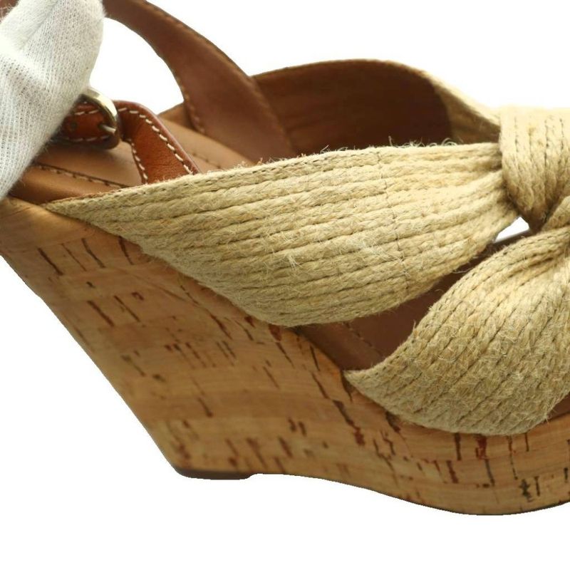Dolce & Gabbana Jute Ring Back Sandals Beige SS