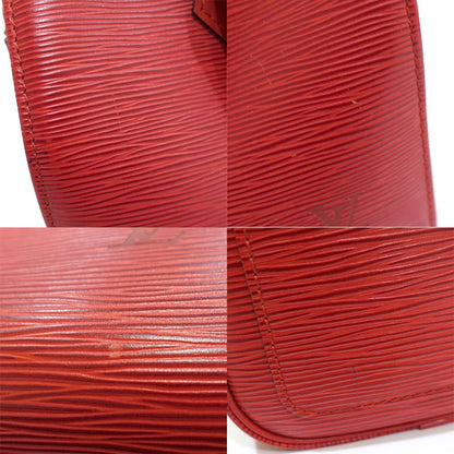 Louis Vuitton Speedy 25 Epi Red Gold Handbag Missing Key