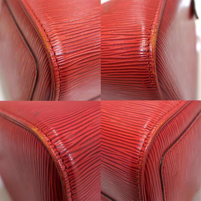 Louis Vuitton Speedy 25 Epi Red Gold Handbag Missing Key