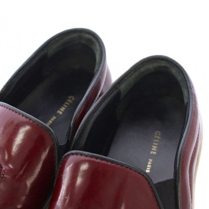 Celine Phoebe Philo Era Fringe Slip on Leather Shoes 36 Gold TK