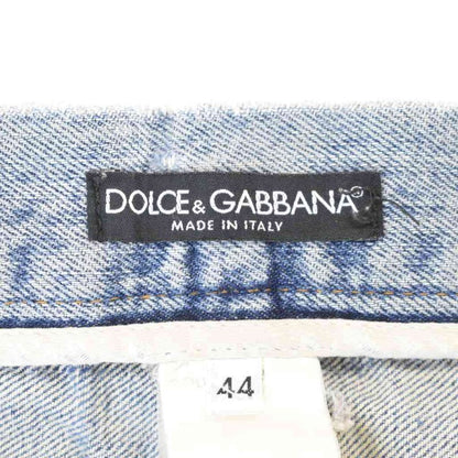 Dolce & Gabbana Denim Pants Jeans Distressed 44 Blue