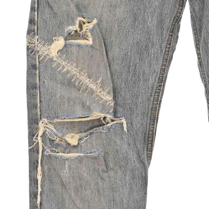 Dolce & Gabbana Denim Pants Jeans Distressed 44 Blue