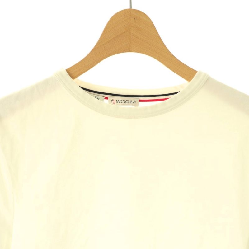 Moncler T-Shirt Short Sleeve Line S White ES