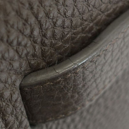 Saint Laurent Sac de Jour Nano Handbag 2-Way Leather Brown Gold