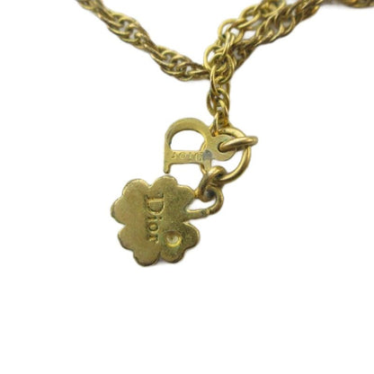 Dior Necklace Pendant Logo Heart Gold