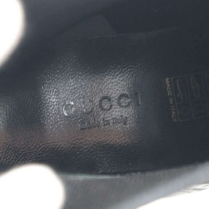 Gucci Side Gore Leather Boots Black 36.5