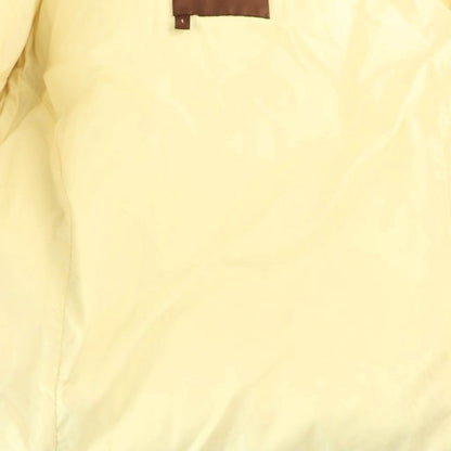 Moncler Brown Tag Down Jacket Hooded Fur 1 Ivory ES