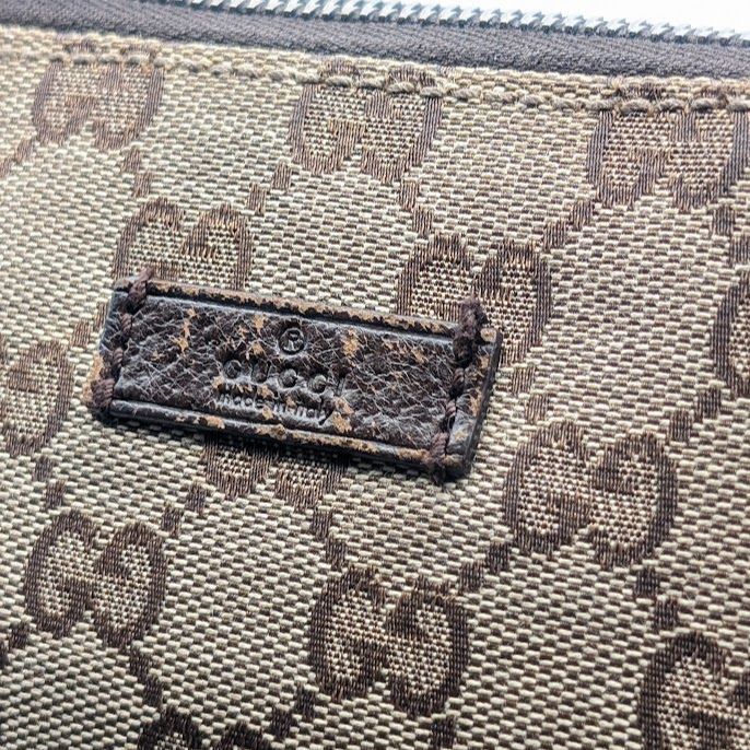 Gucci GG Canvas Shoulder Bag Brown
