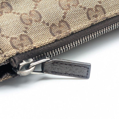 Gucci GG Canvas Shoulder Bag Brown