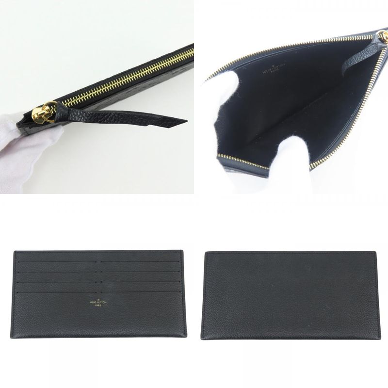 Louis Vuitton Shoulder Bag Pochette Felicity Monogram Empreinte Noir Gold