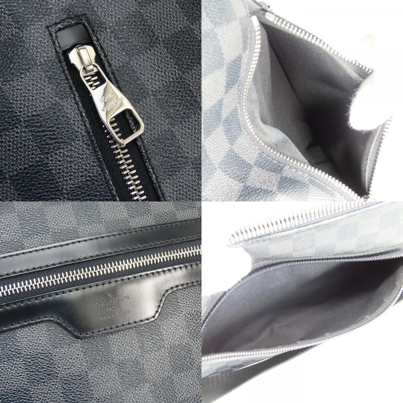 Louis Vuitton Shoulder Bag Mick MM Damier Graphite Black Dark Gray Crossbody