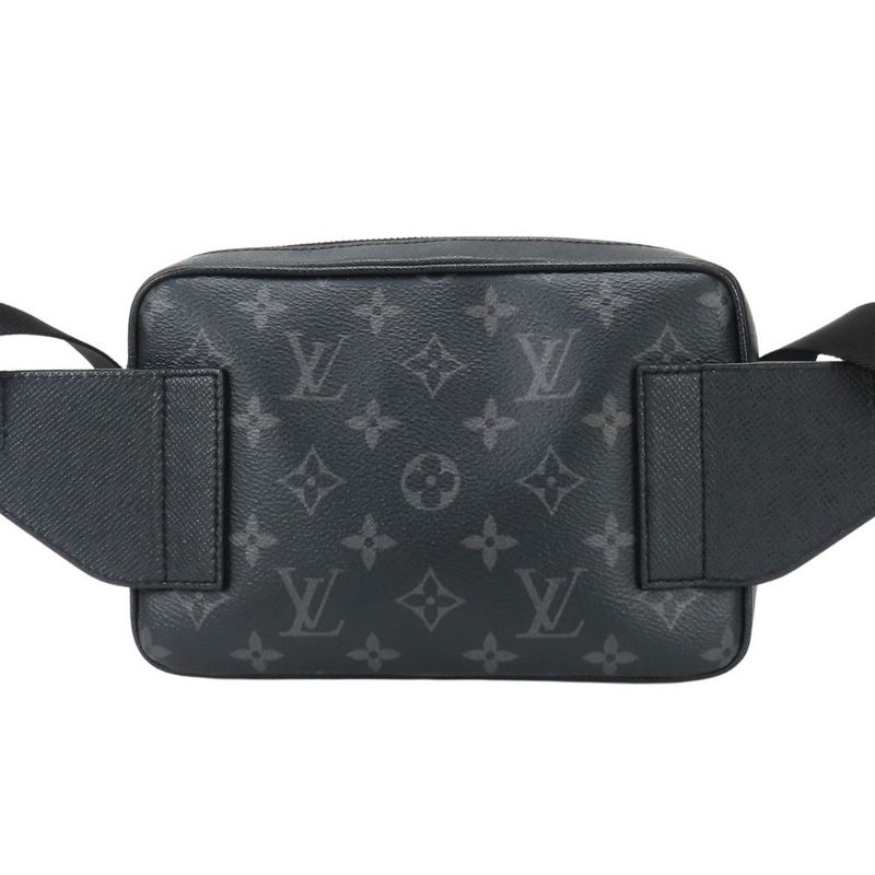 Louis Vuitton Belt Bag Outdoor Taiga Monogram Eclipse Noir Crossbody Taigarama