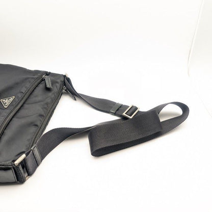 Prada Tessuto Nylon Shoulder Bag Black Triangle Logo
