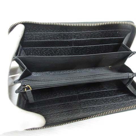 Gucci GG Marmont Wallet Leather Zip Around Black