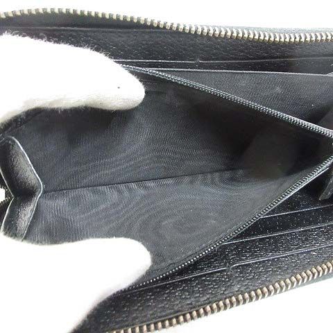 Gucci GG Marmont Wallet Leather Zip Around Black