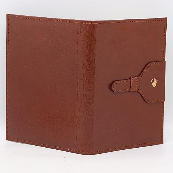 Rolex Notebook Leather Brown Color Mtm Agenda