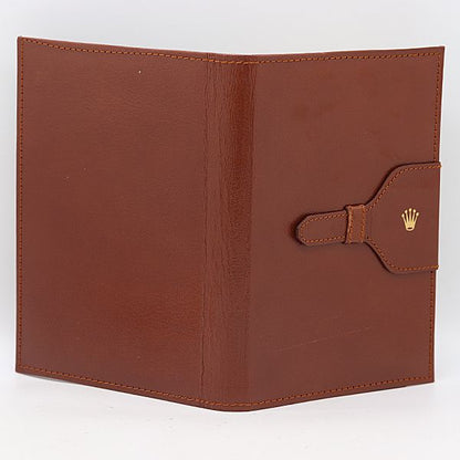 Rolex Notebook Leather Brown Color Mtm Agenda