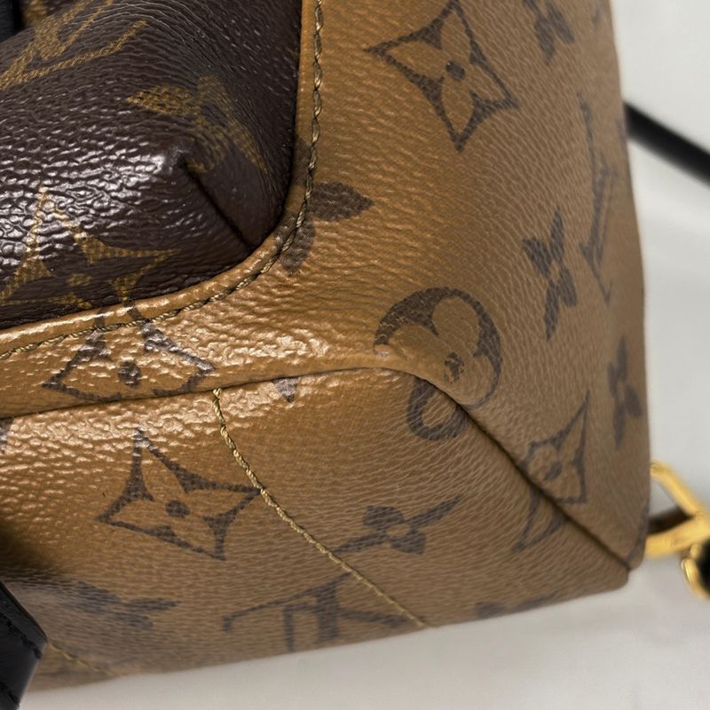 Louis Vuitton Palm Spring Backpack Mini Monogram Reverse Brown