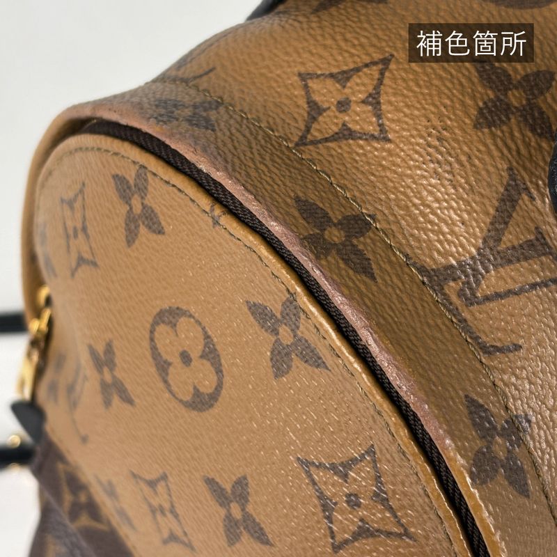 Louis Vuitton Palm Spring Backpack Mini Monogram Reverse Brown