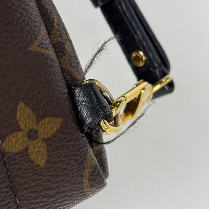 Louis Vuitton Palm Spring Backpack Mini Monogram Brown Black