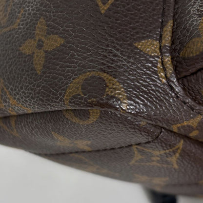 Louis Vuitton Palm Spring Backpack Mini Monogram Brown Black