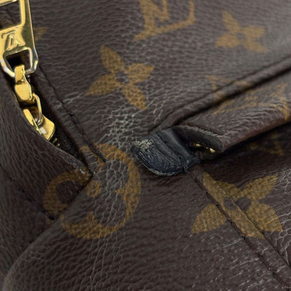 Louis Vuitton Palm Spring Backpack Mini Monogram Brown Black