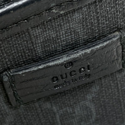 Gucci GG Pattern Shoulder Bag Black