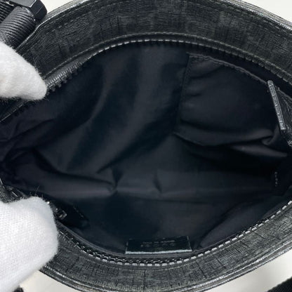 Gucci GG Pattern Shoulder Bag Black