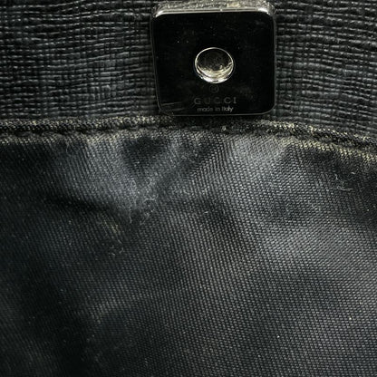 Gucci GG Pattern Shoulder Bag Black