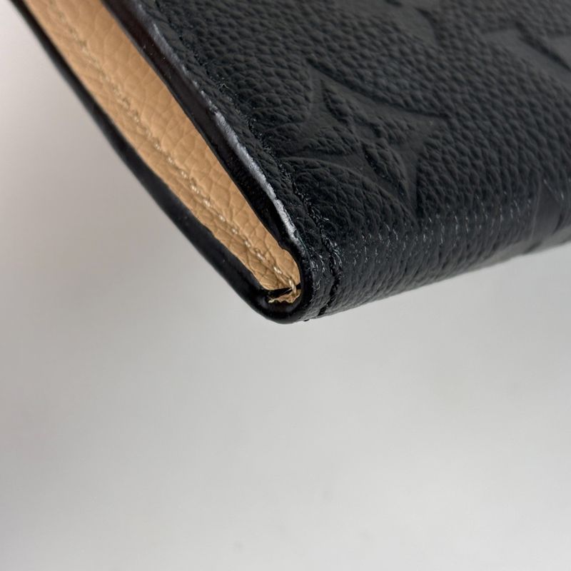 Louis Vuitton Portefeuille Emily Wallet Monogram Empreinte Noir