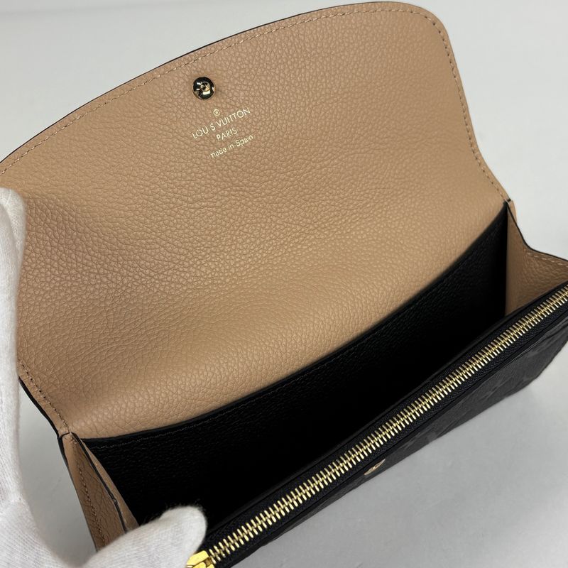 Louis Vuitton Portefeuille Emily Wallet Monogram Empreinte Noir