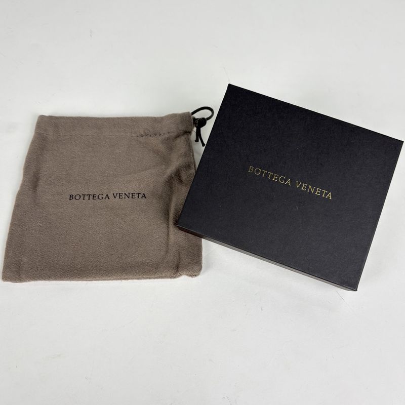 Bottega Veneta Intrecciato Coin Case Leather Purple