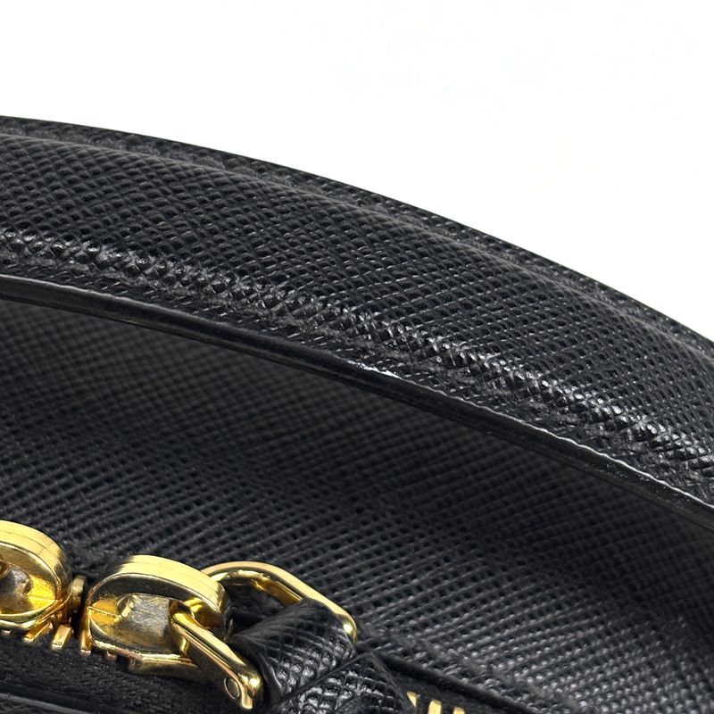 Prada Handbag Odette 2-Way Leather Nero