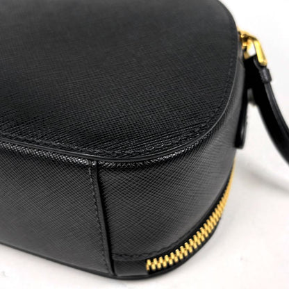 Prada Handbag Odette 2-Way Leather Nero