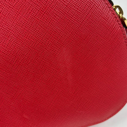 Prada Handbag Odette 2-Way Leather Red