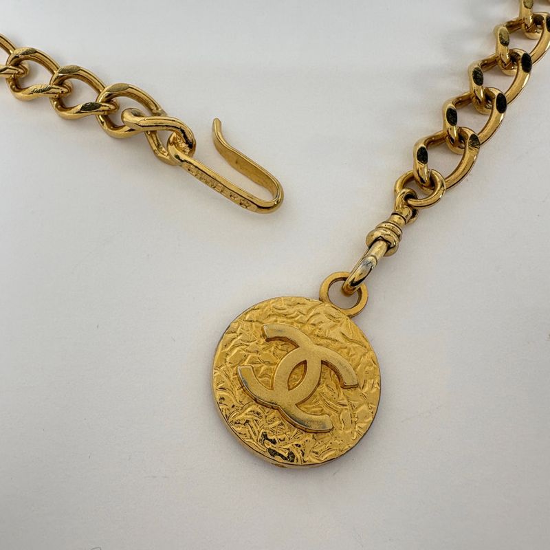Chanel CC Logo Chain Belt Gold Plated