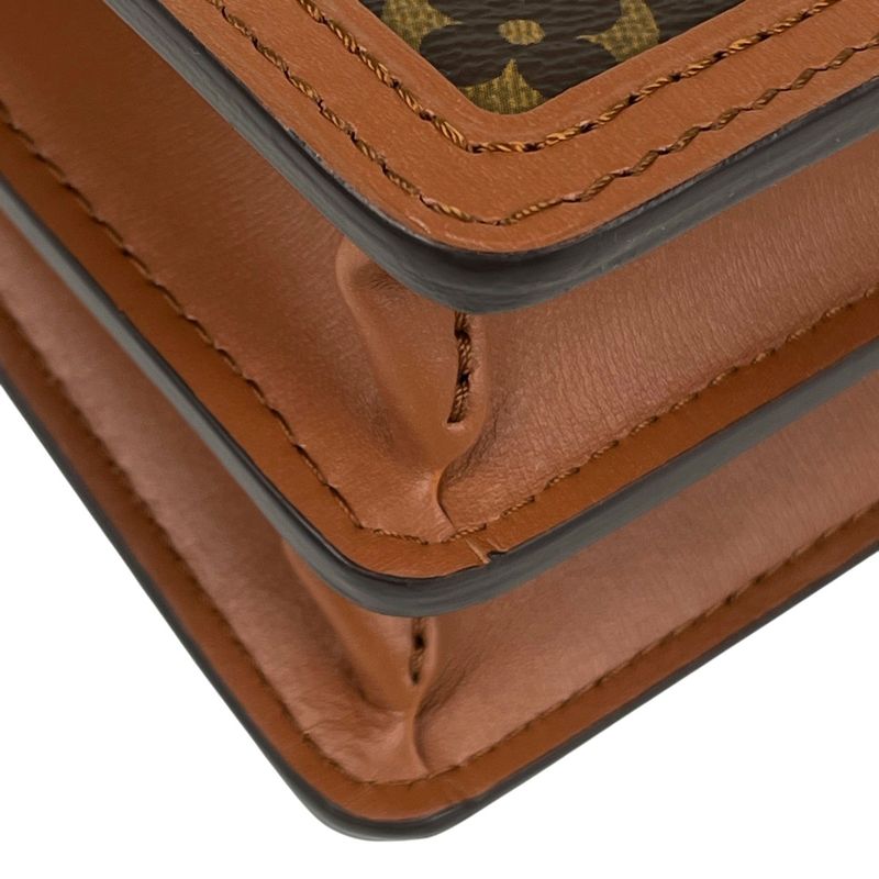 Louis Vuitton Dauphine Mini Shoulder Bag Monogram Brown