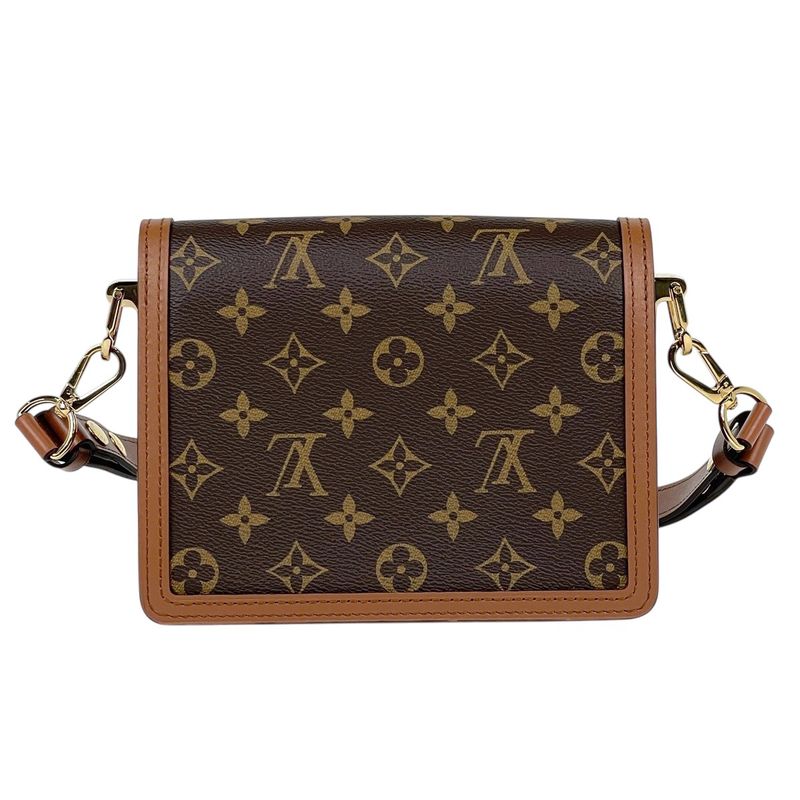Louis Vuitton Dauphine Mini Shoulder Bag Monogram Brown
