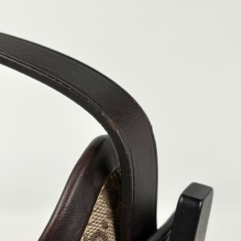 Gucci GG Pattern Shoulder Bag Canvas Brown