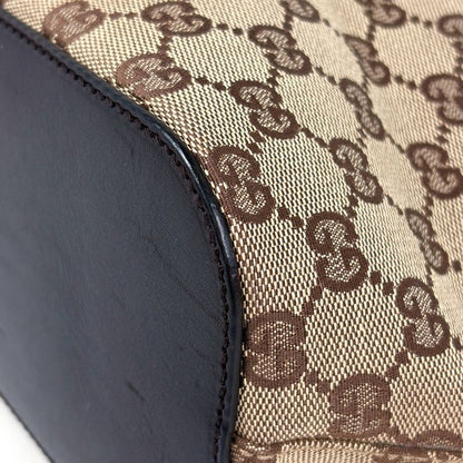 Gucci GG Pattern Shoulder Bag Canvas Brown
