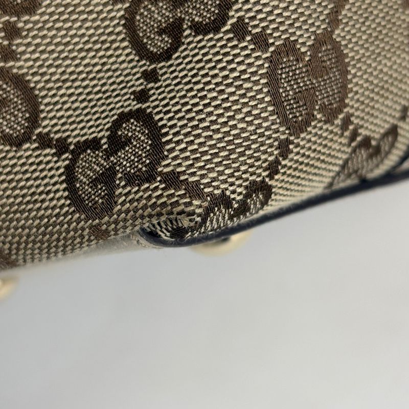 Gucci GG Pattern Tote Canvas Beige Ivory