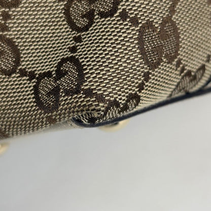 Gucci GG Pattern Tote Canvas Beige Ivory
