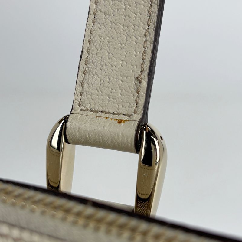 Gucci GG Pattern Tote Canvas Beige Ivory