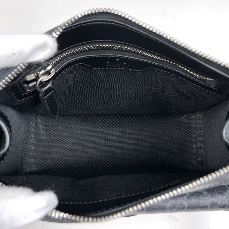 Gucci GG Pattern Shoulder Bag 2-Way Black
