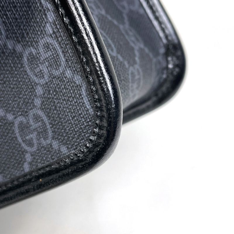 Gucci GG Pattern Shoulder Bag 2-Way Black