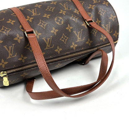 Louis Vuitton Papillon 30 Handbag Monogram Brown