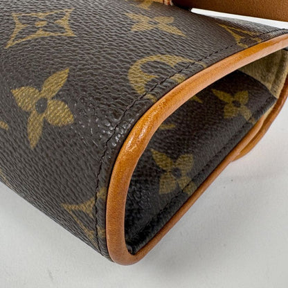 Louis Vuitton Pochette Florentine Waist Bag Pouch Monogram Brown